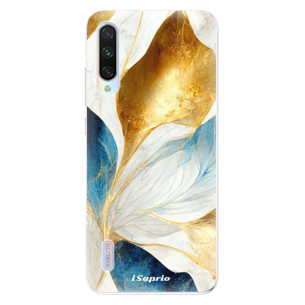 Odolné silikónové puzdro iSaprio - Blue Leaves - Xiaomi Mi A3