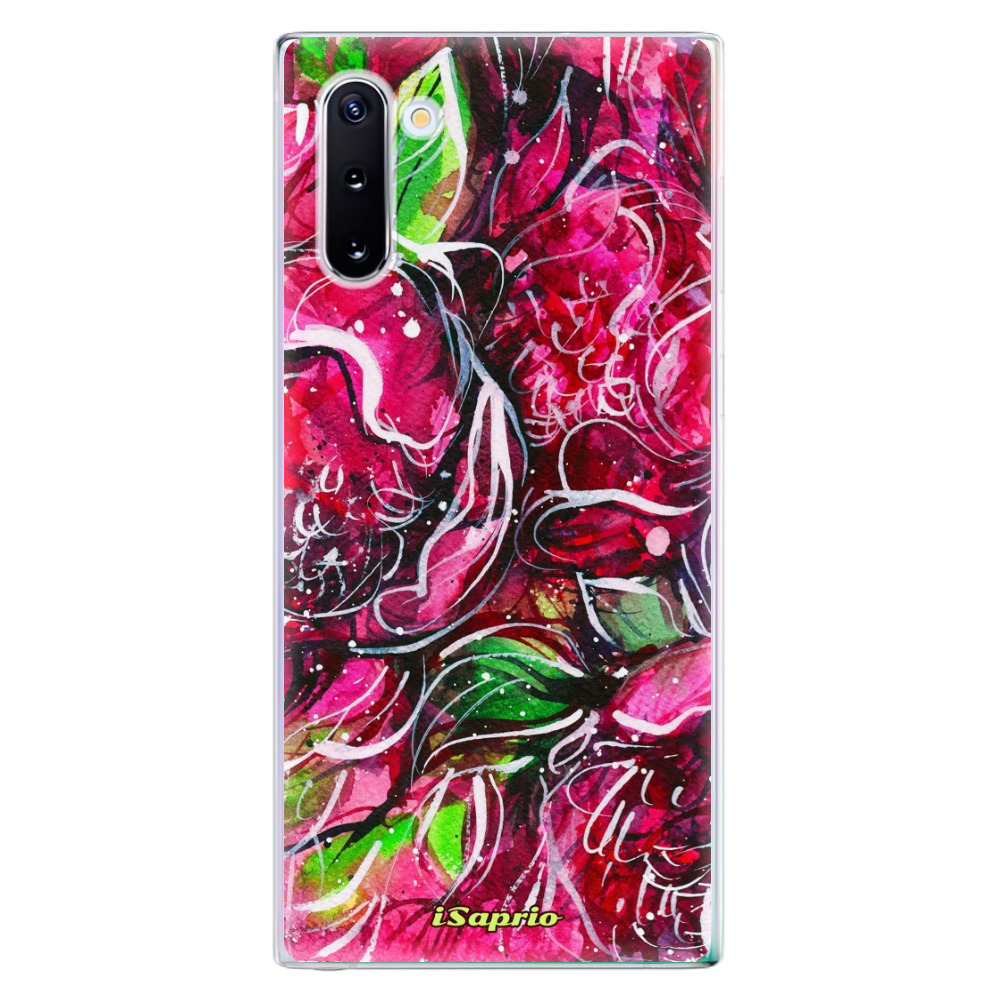 Odolné silikónové puzdro iSaprio - Burgundy - Samsung Galaxy Note 10
