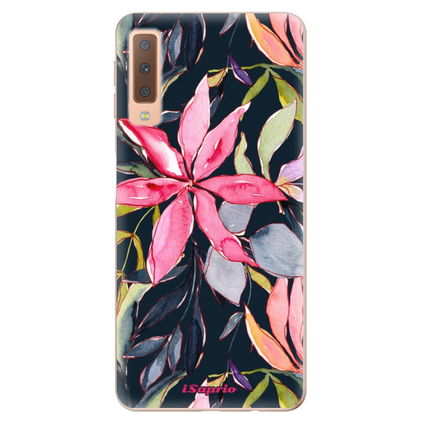 Odolné silikónové puzdro iSaprio - Summer Flowers - Samsung Galaxy A7 (2018)