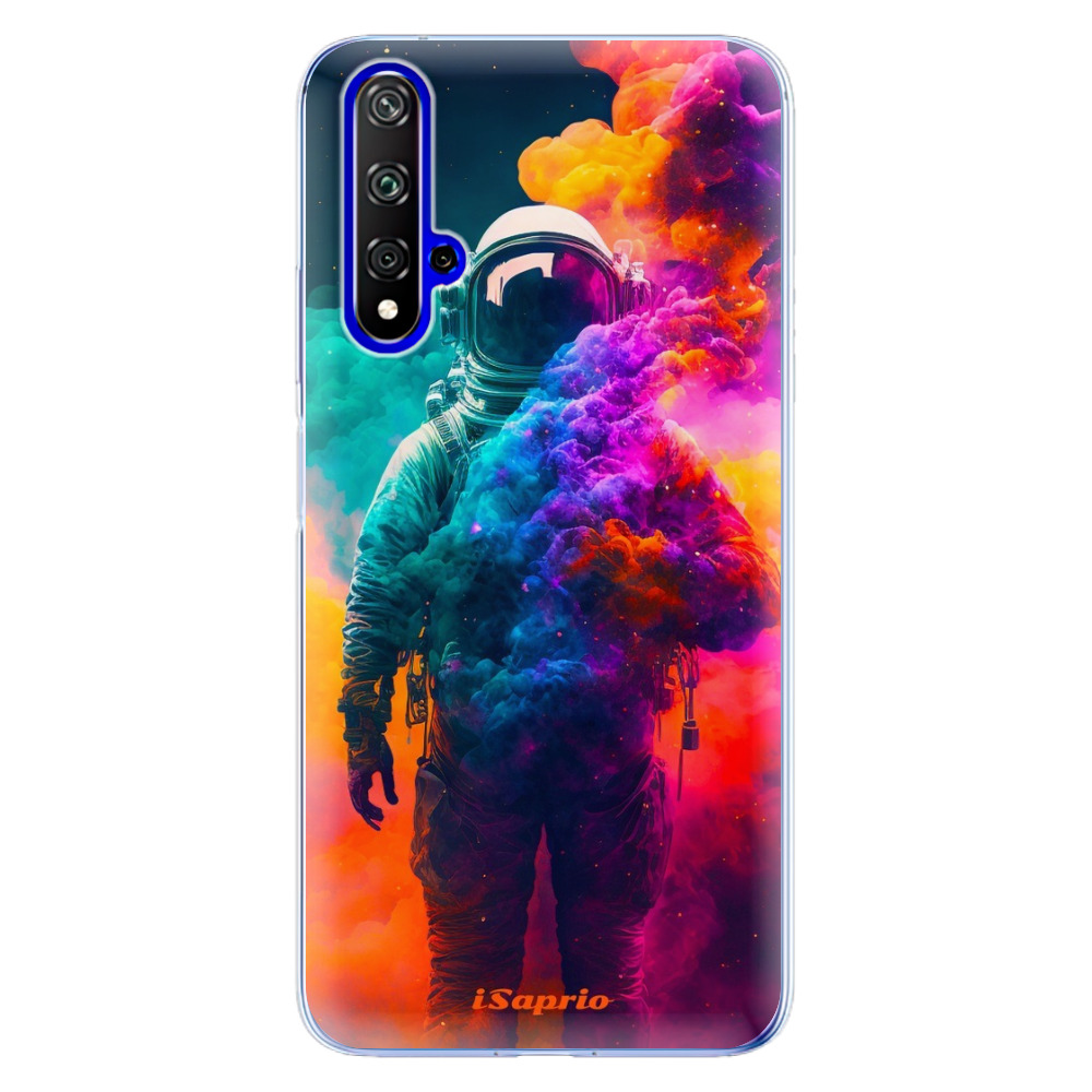 Odolné silikónové puzdro iSaprio - Astronaut in Colors - Huawei Honor 20