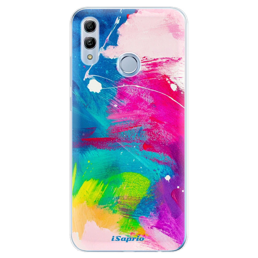 Odolné silikónové puzdro iSaprio - Abstract Paint 03 - Huawei Honor 10 Lite