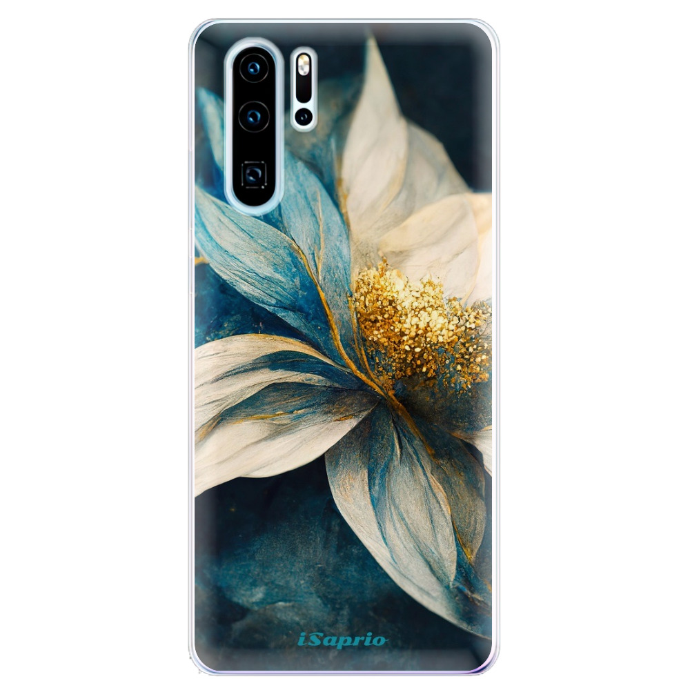 Odolné silikónové puzdro iSaprio - Blue Petals - Huawei P30 Pro