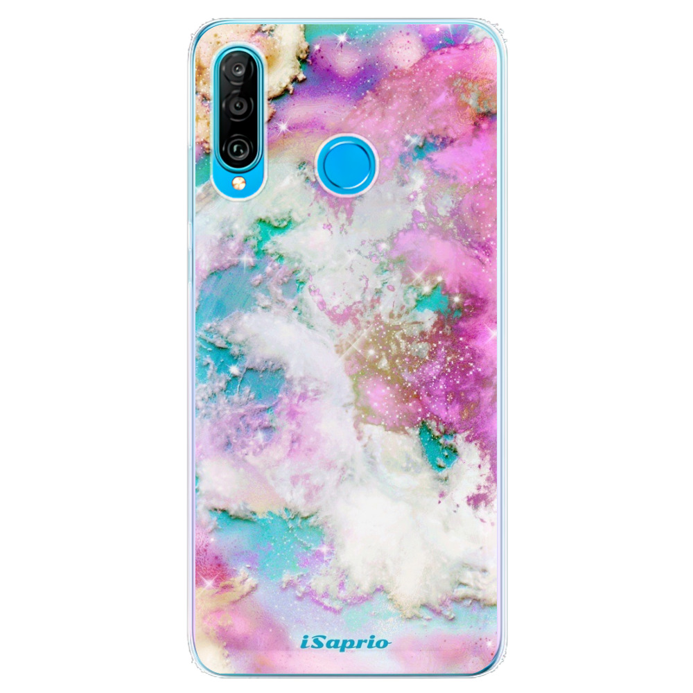 Odolné silikónové puzdro iSaprio - Galactic Paper - Huawei P30 Lite