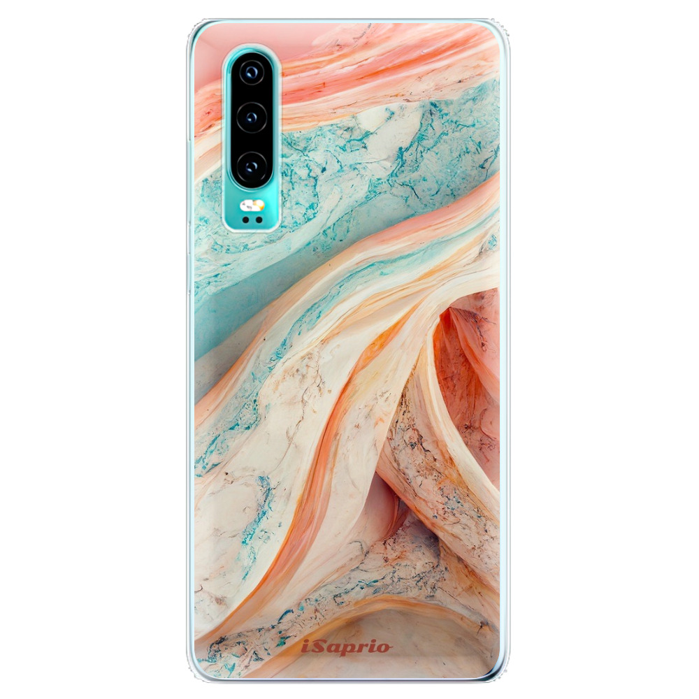 Odolné silikónové puzdro iSaprio - Orange and Blue - Huawei P30