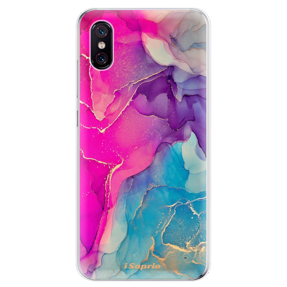 Odolné silikónové puzdro iSaprio - Purple Ink - Xiaomi Mi 8 Pro