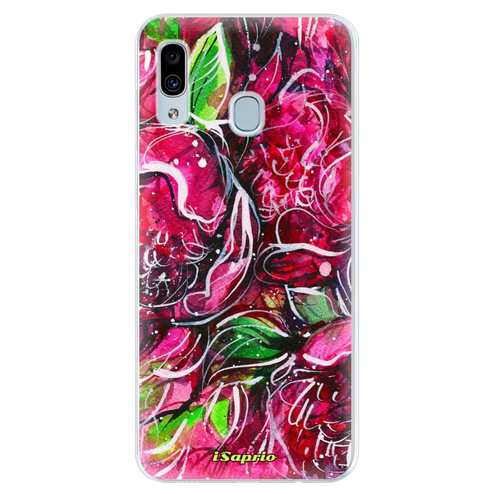 Silikónové puzdro iSaprio - Burgundy - Samsung Galaxy A30