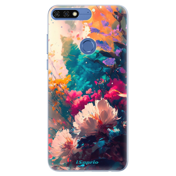 Silikónové puzdro iSaprio - Flower Design - Huawei Honor 7C