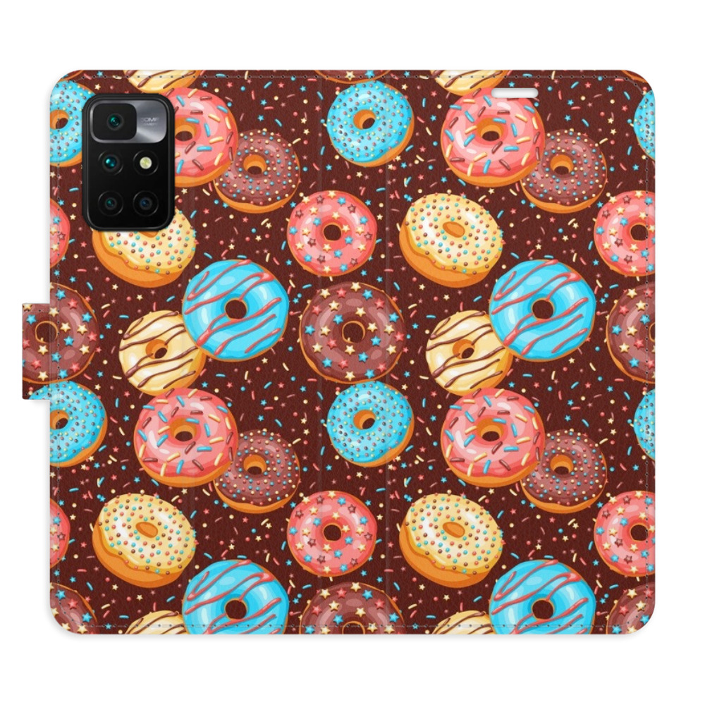 Flipové puzdro iSaprio - Donuts Pattern - Xiaomi Redmi 10
