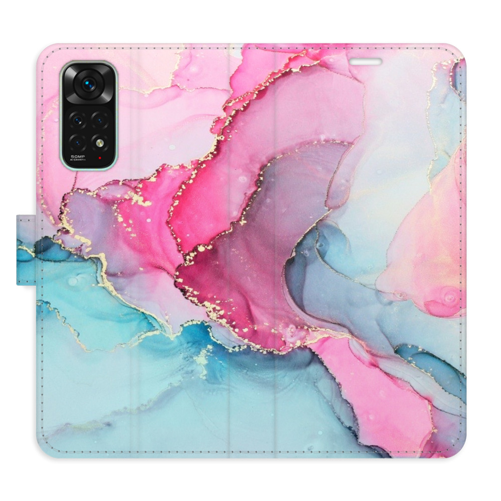 Flipové puzdro iSaprio - PinkBlue Marble - Xiaomi Redmi Note 11 / Note 11S