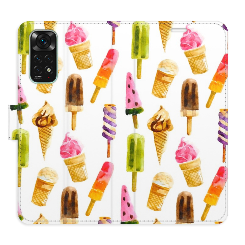Flipové puzdro iSaprio - Ice Cream Pattern - Xiaomi Redmi Note 11 / Note 11S