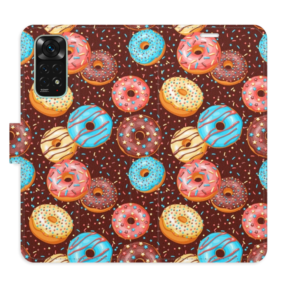 Flipové puzdro iSaprio - Donuts Pattern - Xiaomi Redmi Note 11 / Note 11S