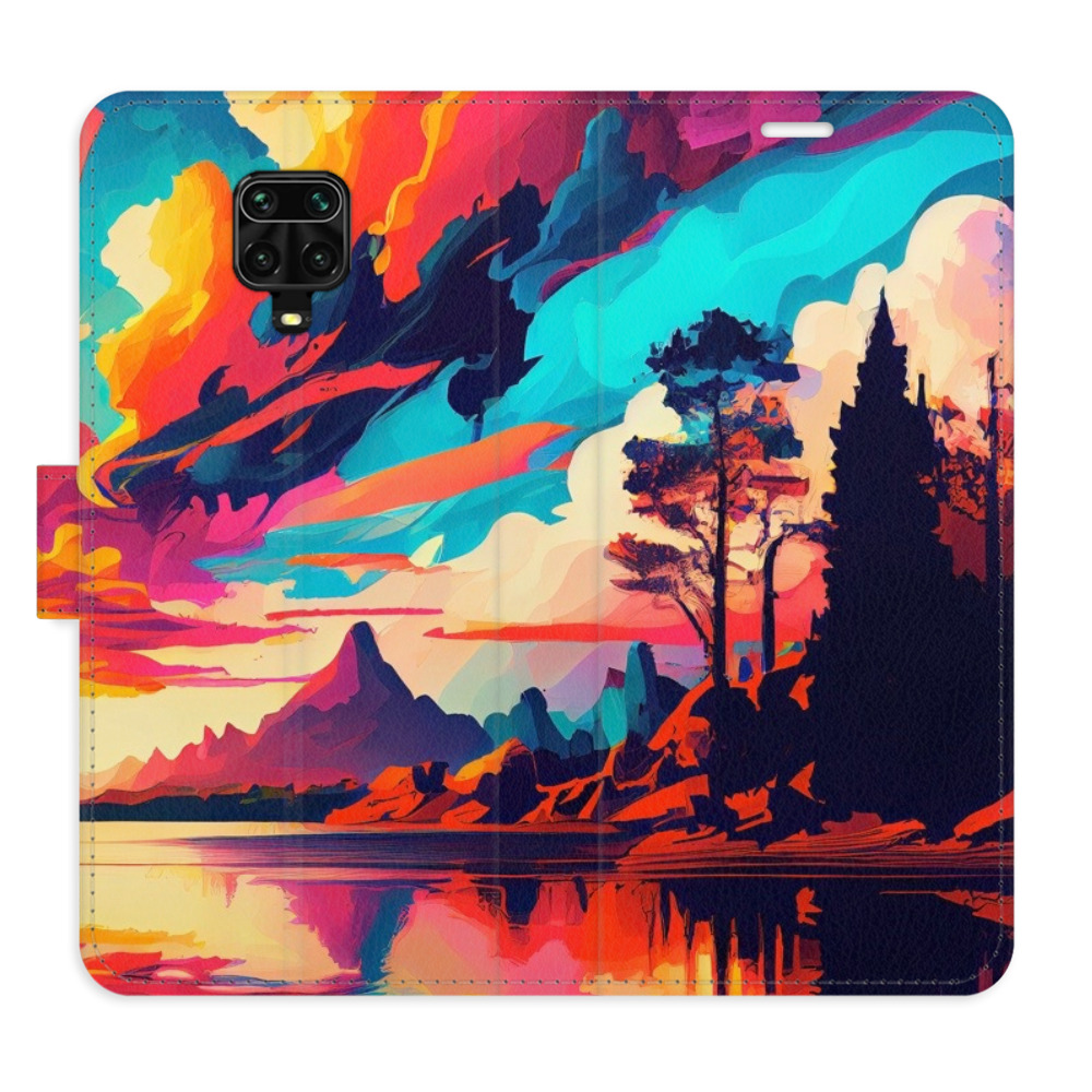 Flipové puzdro iSaprio - Colorful Mountains 02 - Xiaomi Redmi Note 9 Pro / Note 9S