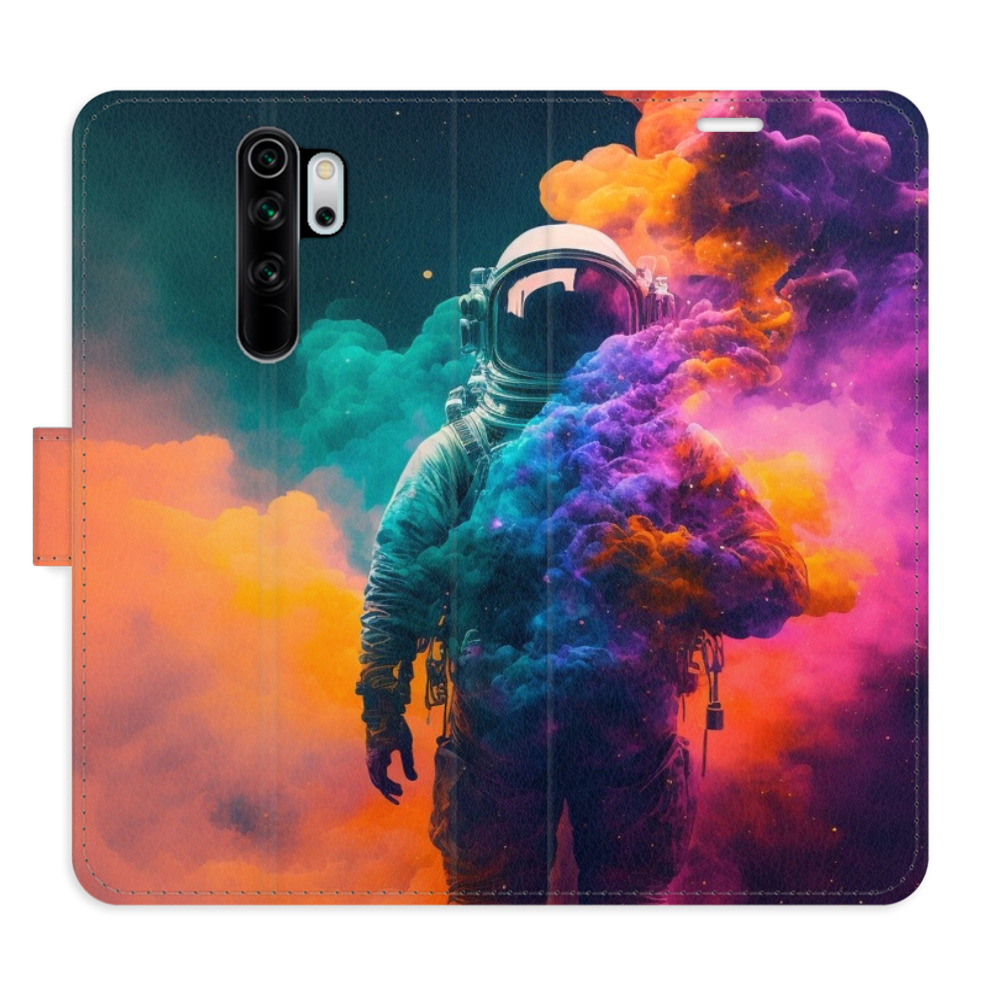 Flipové puzdro iSaprio - Astronaut in Colours 02 - Xiaomi Redmi Note 8 Pro