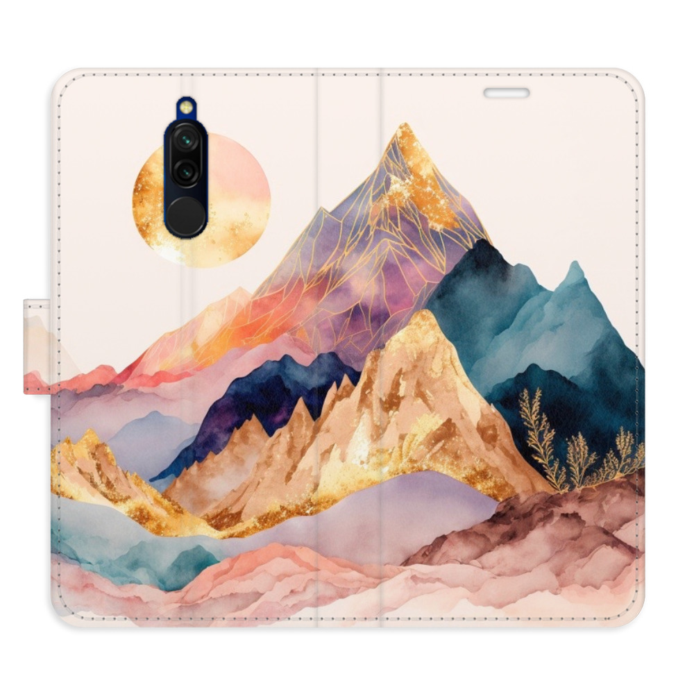 Flipové puzdro iSaprio - Beautiful Mountains - Xiaomi Redmi 8