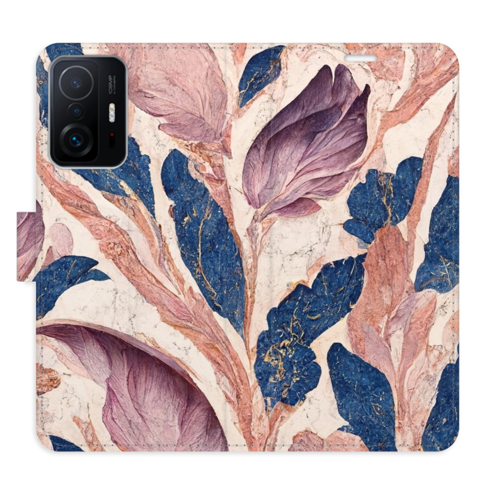 Flipové puzdro iSaprio - Old Leaves 02 - Xiaomi 11T / 11T Pro