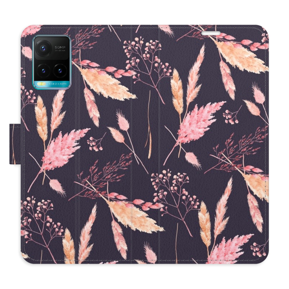 Flipové puzdro iSaprio - Ornamental Flowers 02 - Vivo Y21 / Y21s / Y33s