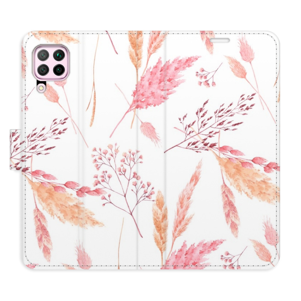 Flipové puzdro iSaprio - Ornamental Flowers - Huawei P40 Lite