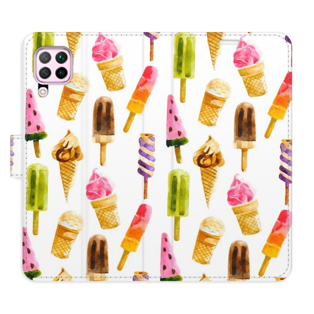 Flipové puzdro iSaprio - Ice Cream Pattern - Huawei P40 Lite