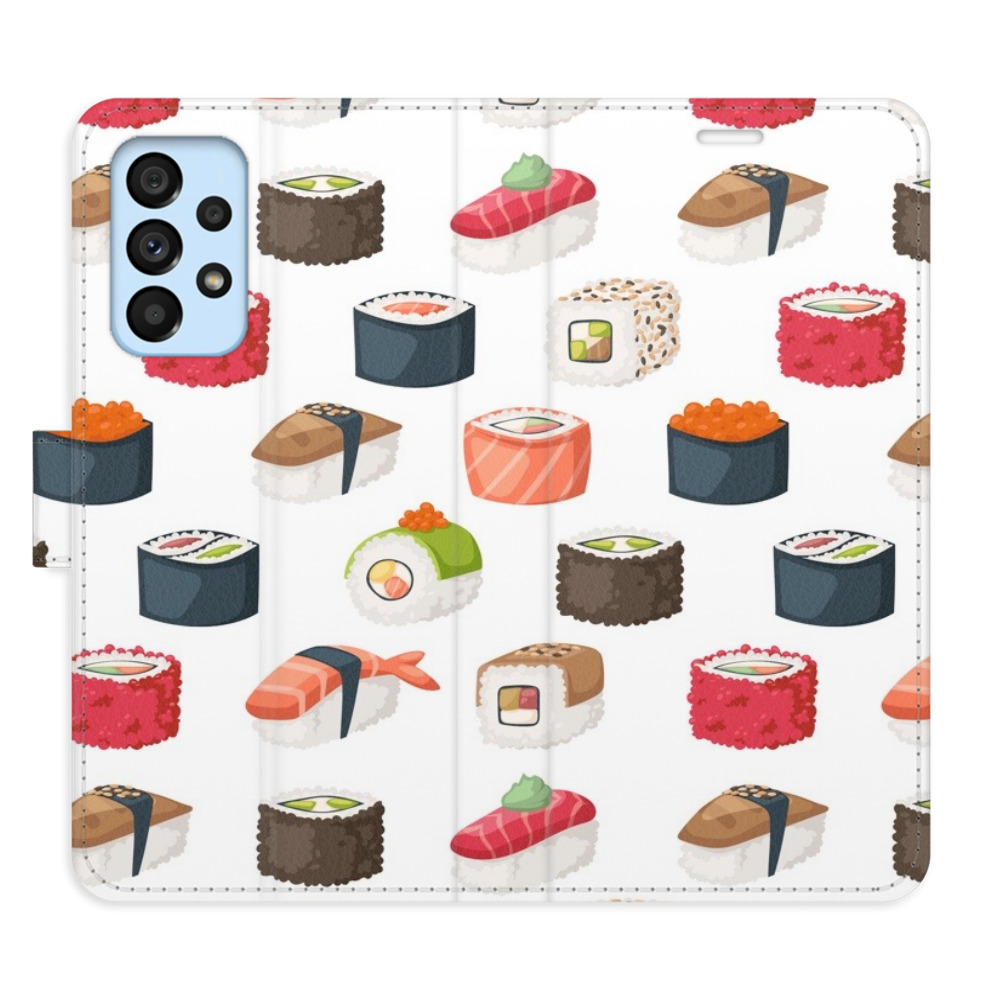 Flipové puzdro iSaprio - Sushi Pattern 02 - Samsung Galaxy A53 5G