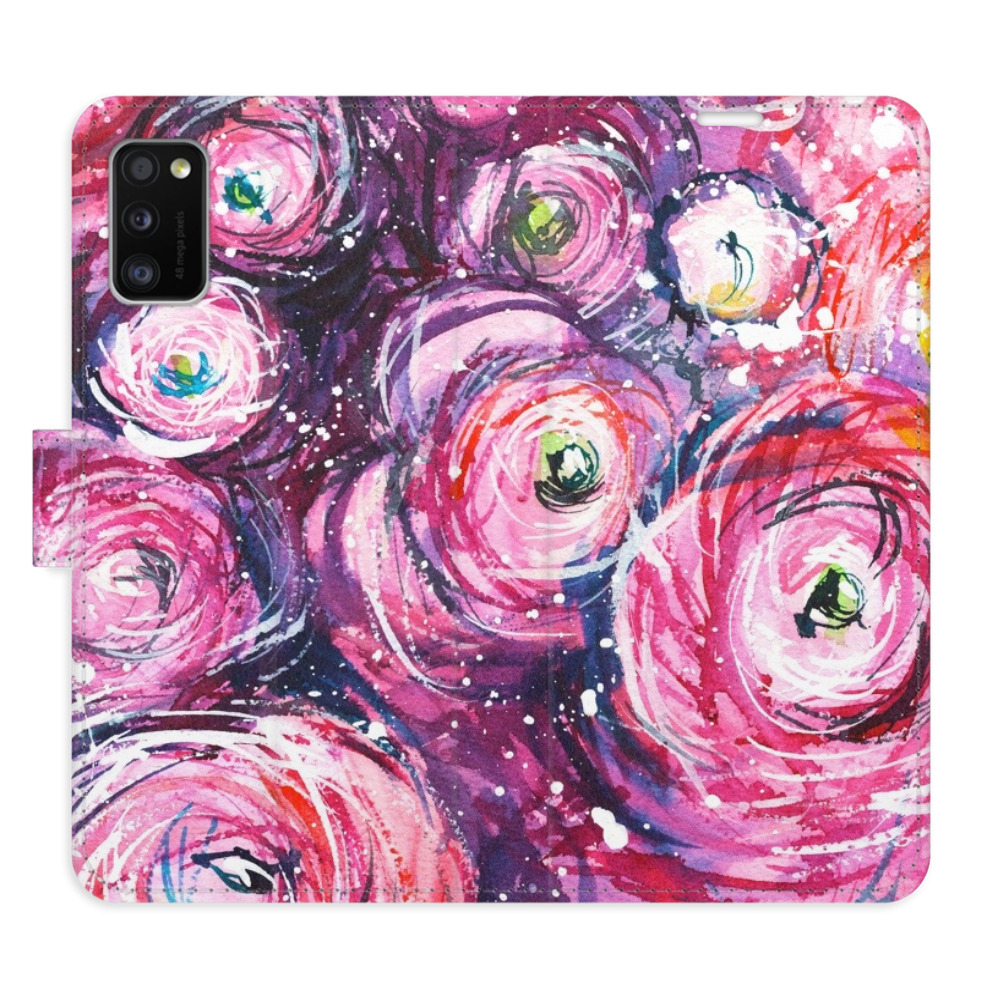 Flipové puzdro iSaprio - Retro Paint 02 - Samsung Galaxy A41