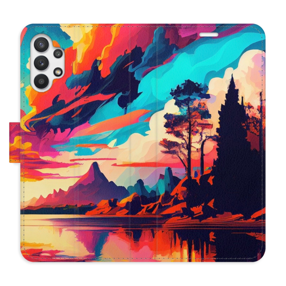 Flipové puzdro iSaprio - Colorful Mountains 02 - Samsung Galaxy A32 5G