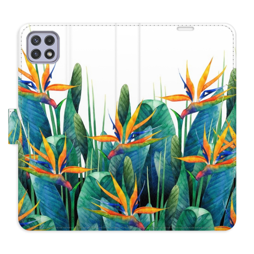 Flipové puzdro iSaprio - Exotic Flowers 02 - Samsung Galaxy A22 5G