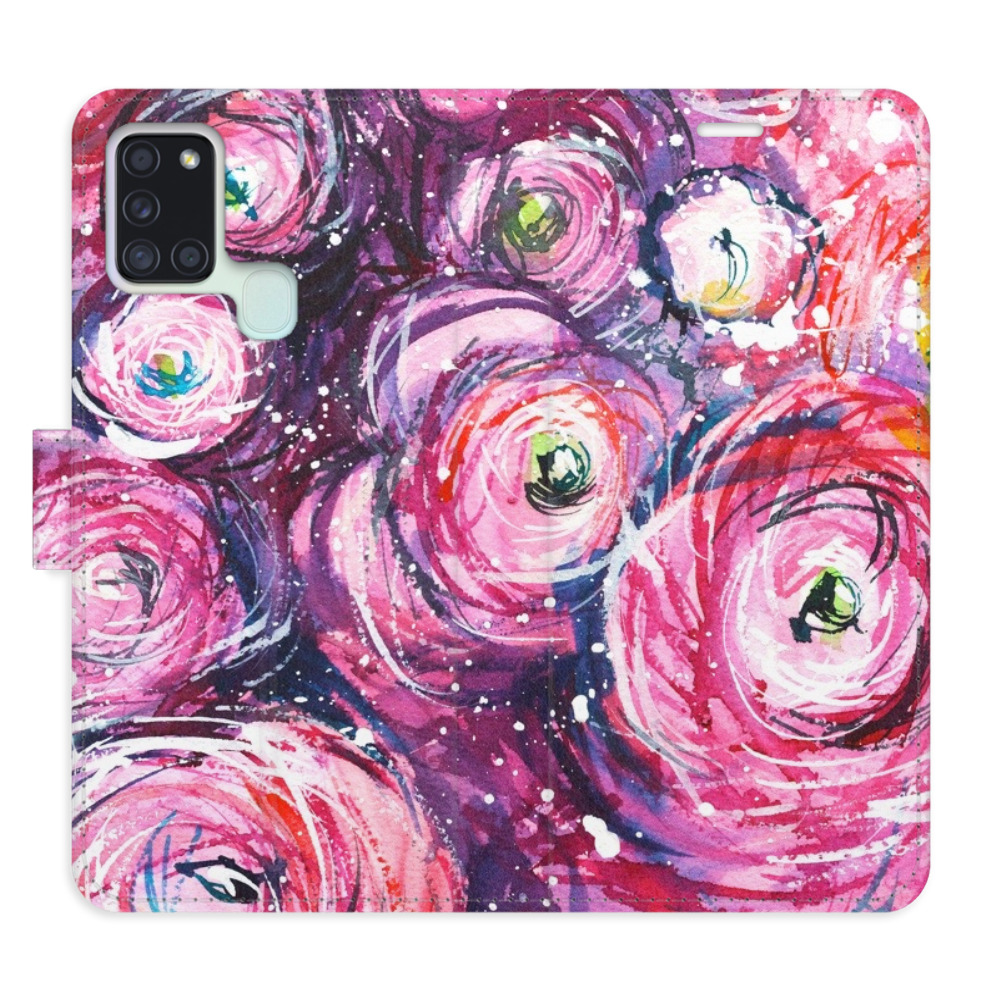 Flipové puzdro iSaprio - Retro Paint 02 - Samsung Galaxy A21s