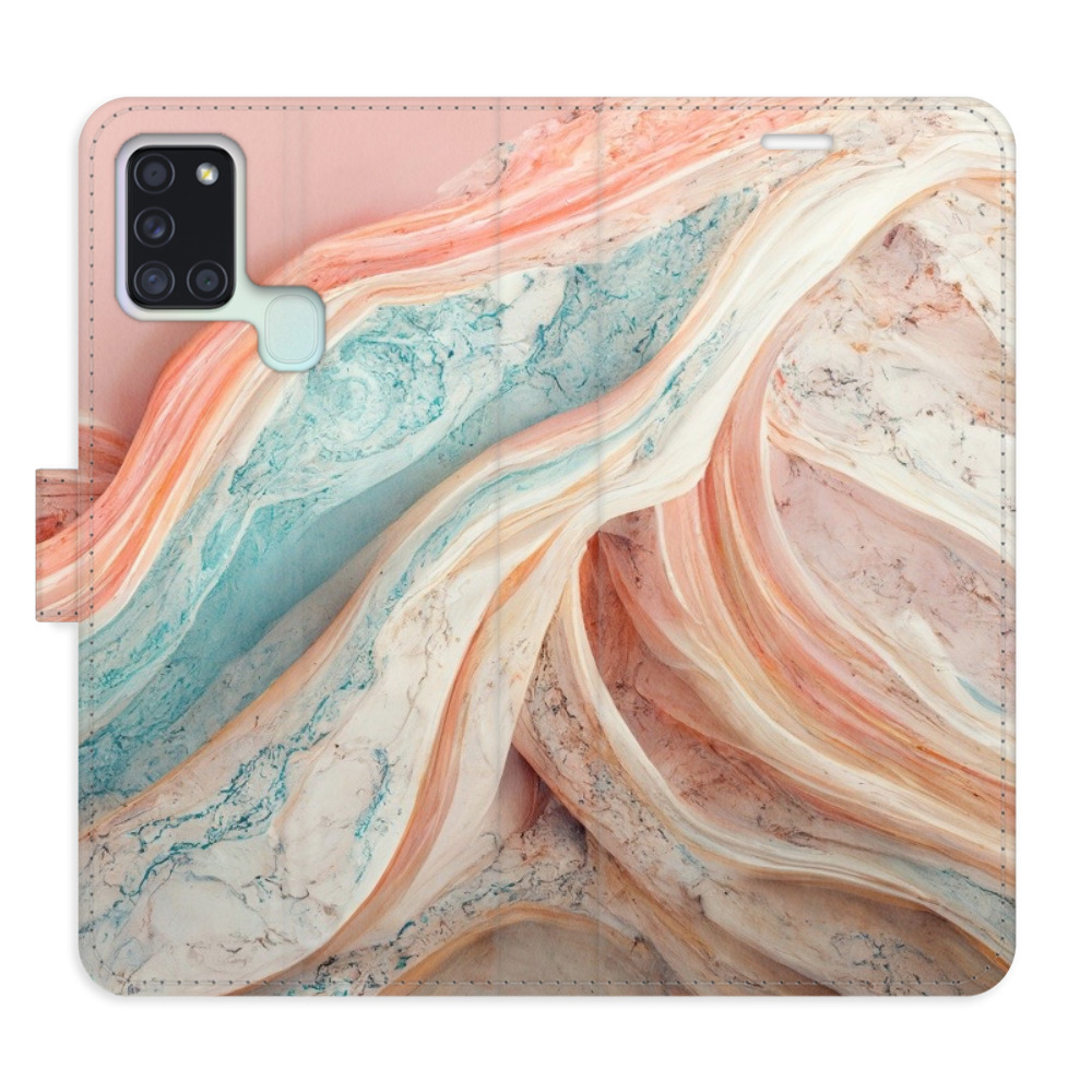 Flipové puzdro iSaprio - Colour Marble - Samsung Galaxy A21s