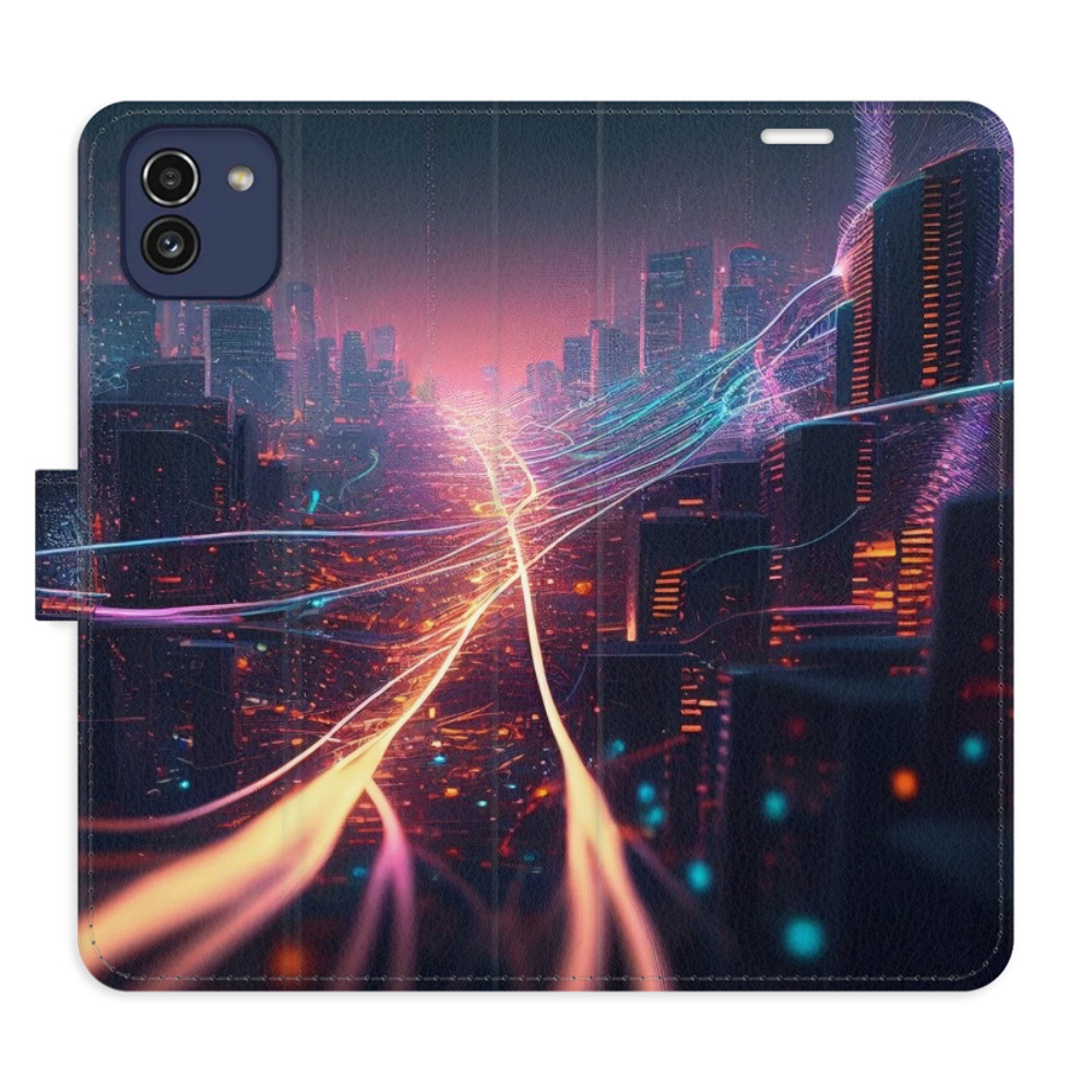 Flipové puzdro iSaprio - Modern City - Samsung Galaxy A03