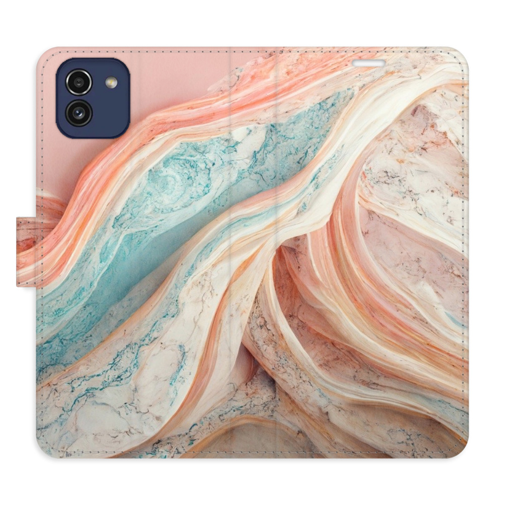 Flipové puzdro iSaprio - Colour Marble - Samsung Galaxy A03