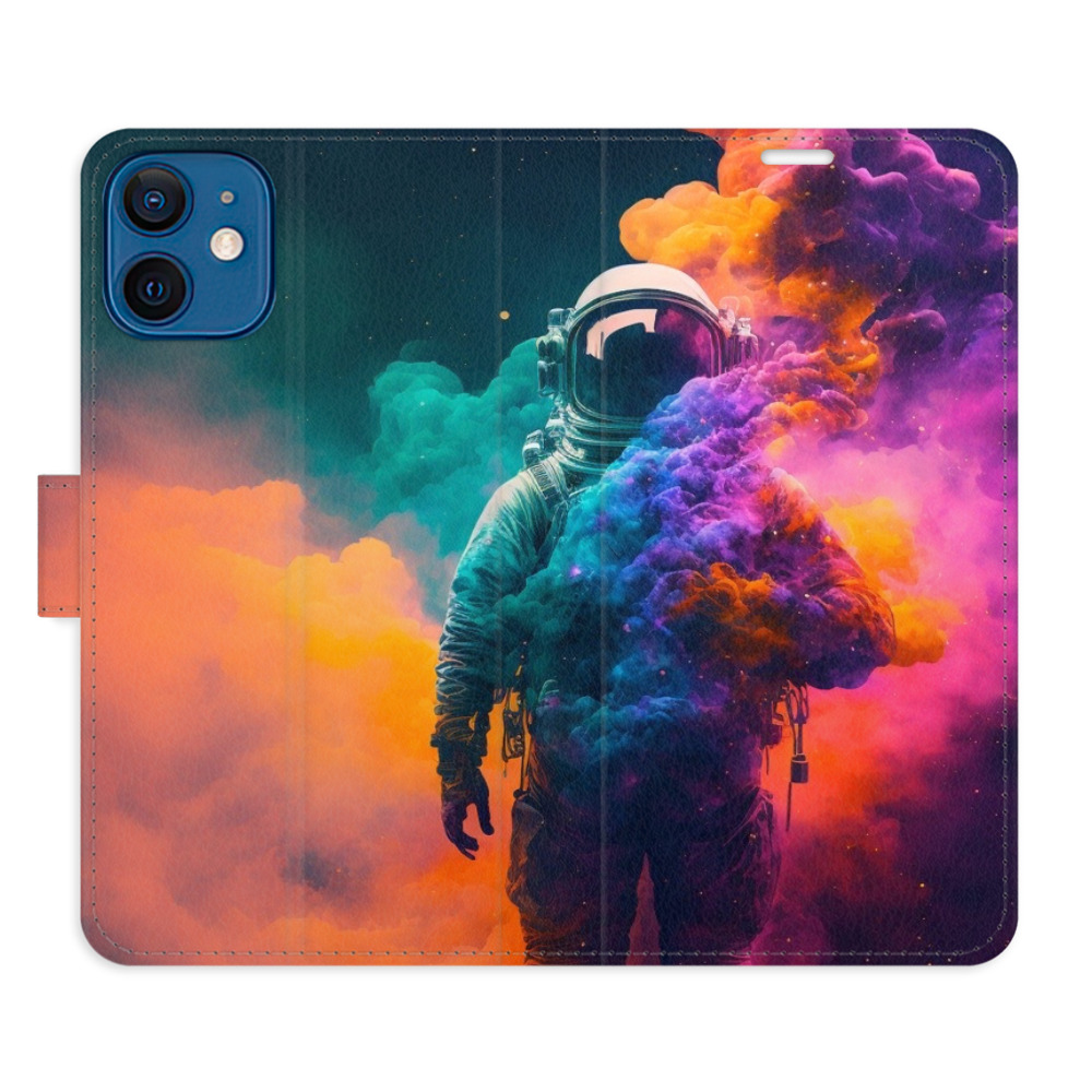 Flipové puzdro iSaprio - Astronaut in Colours 02 - iPhone 12 mini
