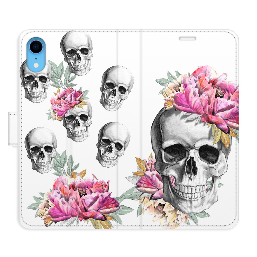 Flipové puzdro iSaprio - Crazy Skull - iPhone XR