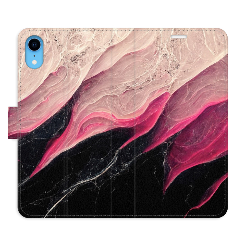 Flipové puzdro iSaprio - BlackPink Marble - iPhone XR