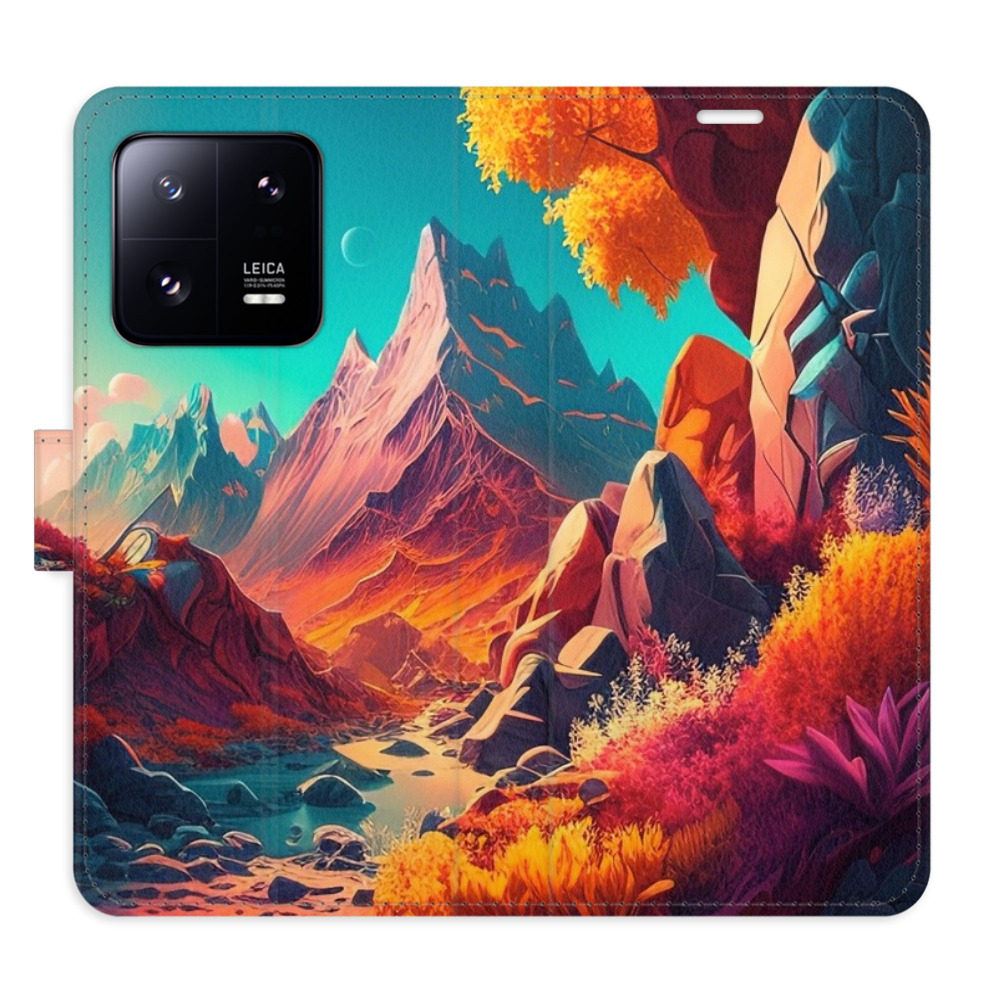 Flipové puzdro iSaprio - Colorful Mountains - Xiaomi 13 Pro