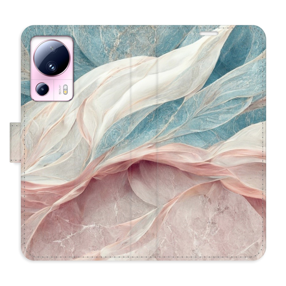 Flipové puzdro iSaprio - Old Leaves 03 - Xiaomi 13 Lite