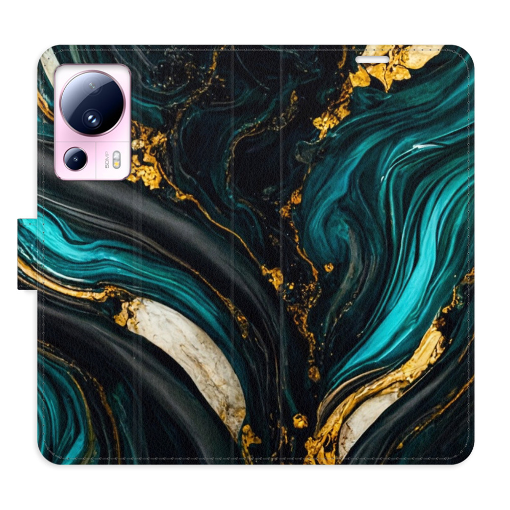 Flipové puzdro iSaprio - Dark Paint - Xiaomi 13 Lite