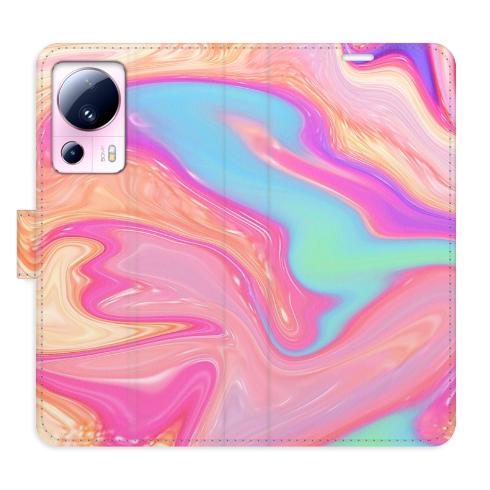 Flipové puzdro iSaprio - Abstract Paint 07 - Xiaomi 13 Lite