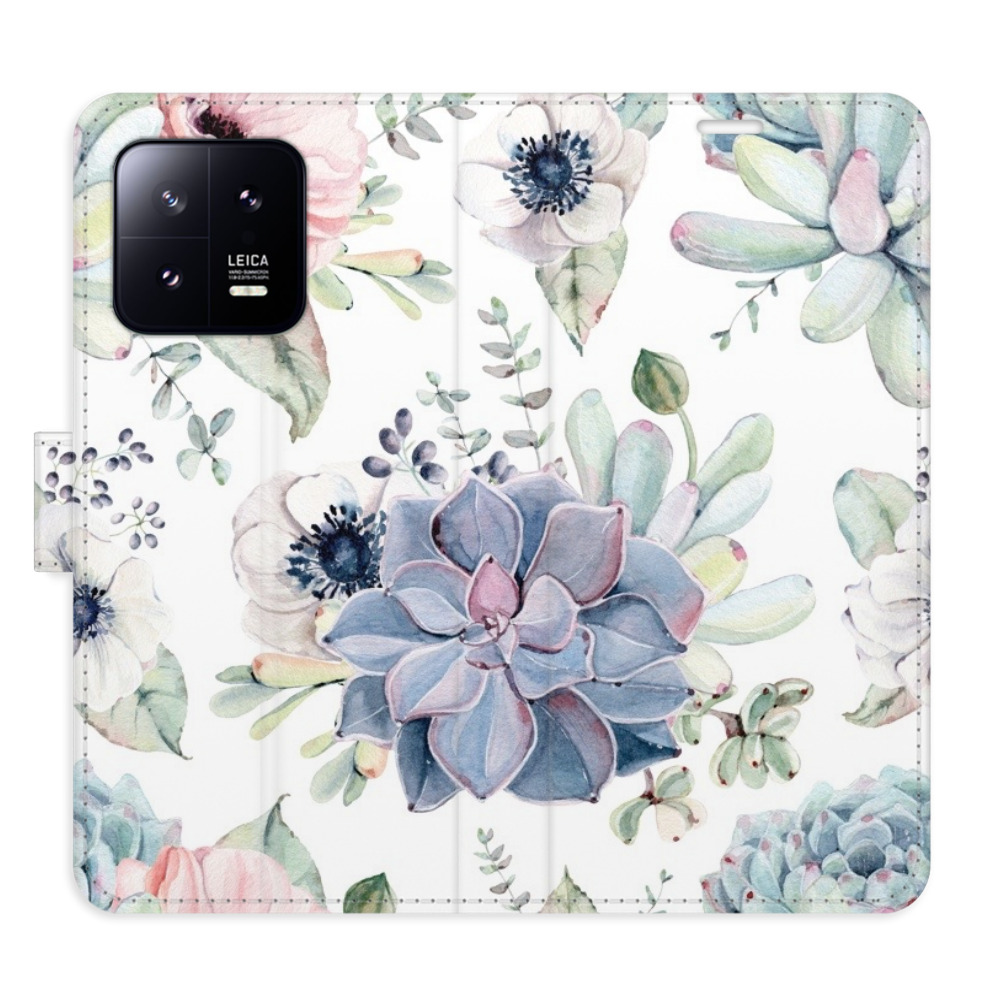 Flipové puzdro iSaprio - Succulents - Xiaomi 13