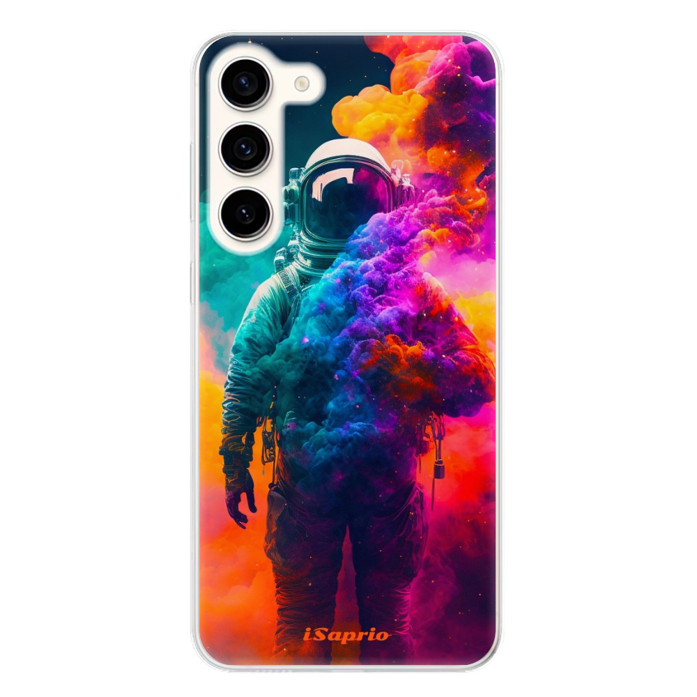 Odolné silikónové puzdro iSaprio - Astronaut in Colors - Samsung Galaxy S23+ 5G
