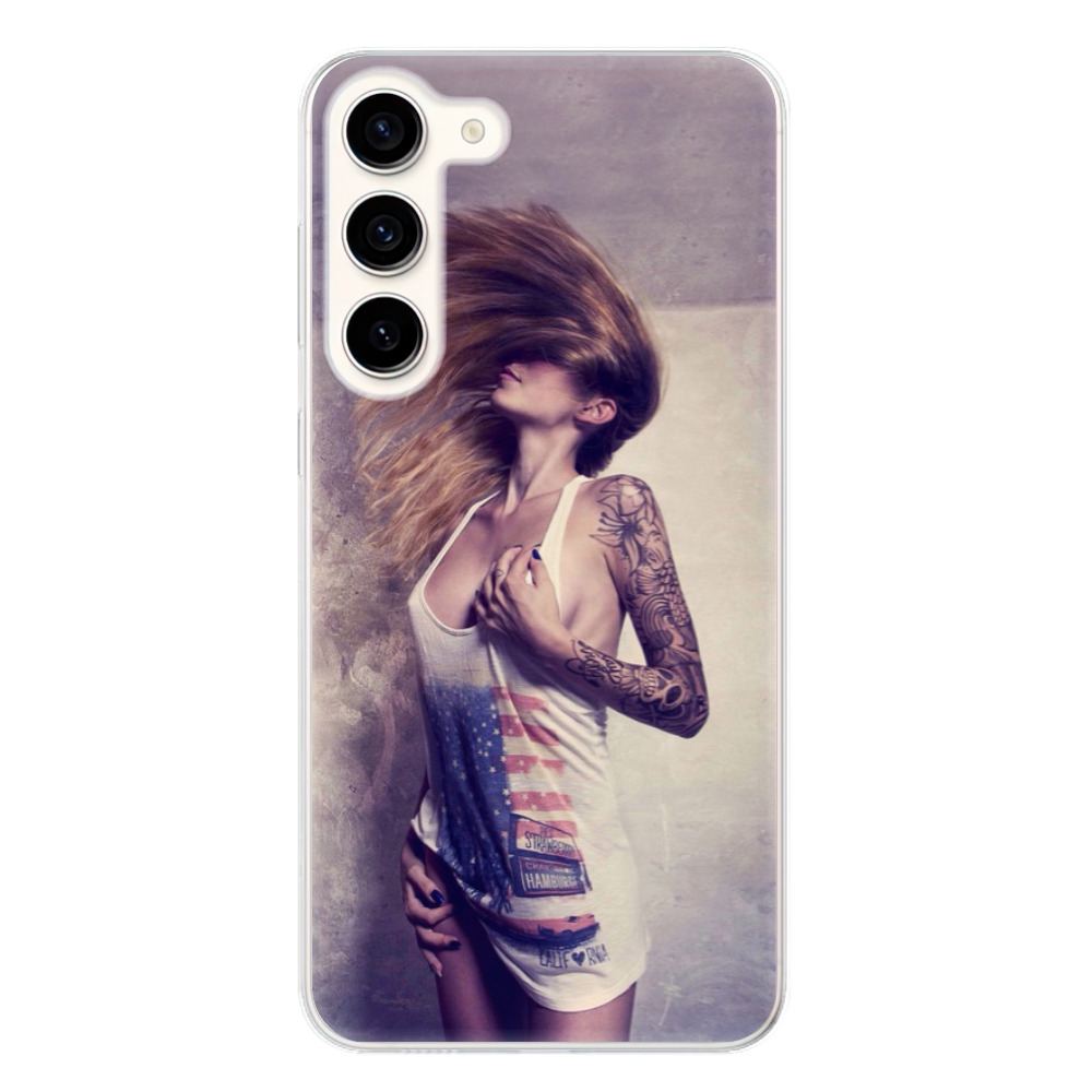 Odolné silikónové puzdro iSaprio - Girl 01 - Samsung Galaxy S23+ 5G