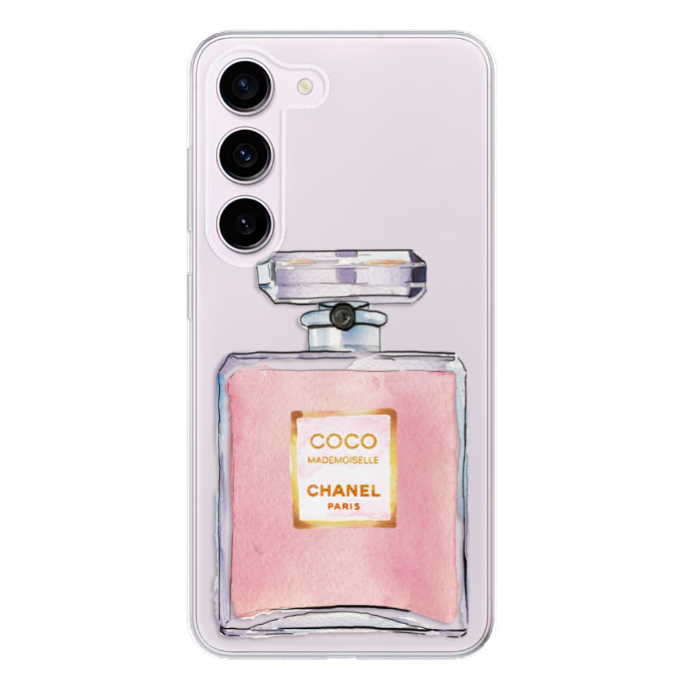 Odolné silikónové puzdro iSaprio - Chanel Rose - Samsung Galaxy S23 5G