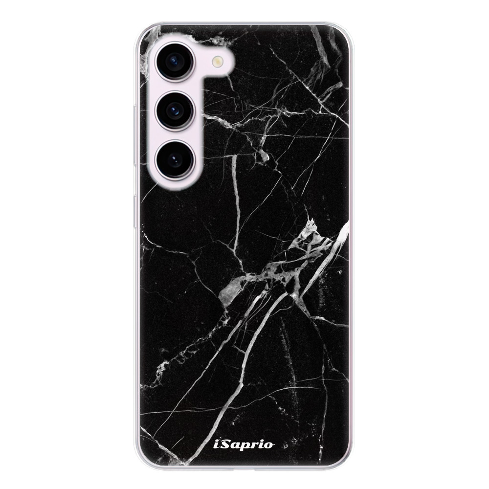 Odolné silikónové puzdro iSaprio - Black Marble 18 - Samsung Galaxy S23 5G