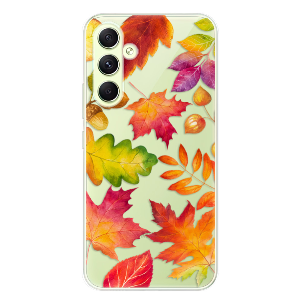 Odolné silikónové puzdro iSaprio - Autumn Leaves 01 - Samsung Galaxy A54 5G