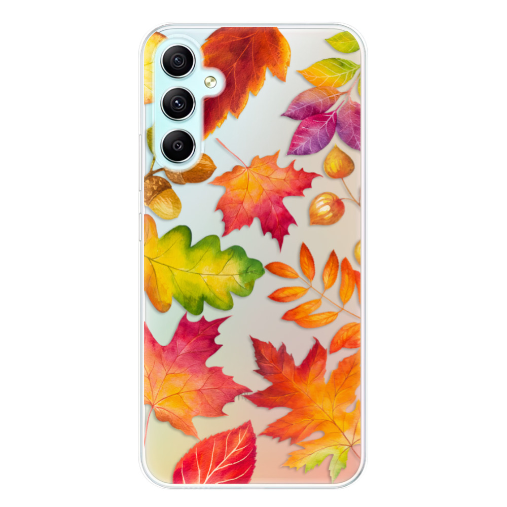 Odolné silikónové puzdro iSaprio - Autumn Leaves 01 - Samsung Galaxy A34 5G