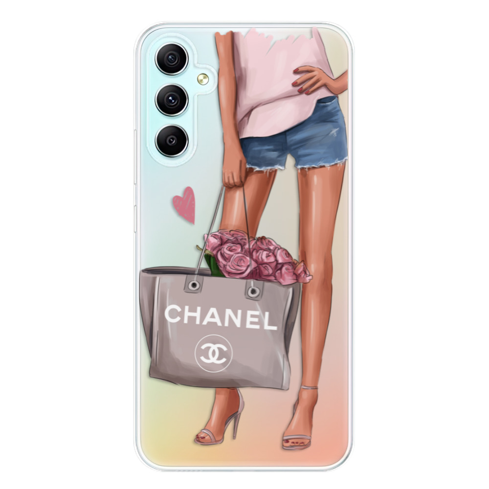 Odolné silikónové puzdro iSaprio - Fashion Bag - Samsung Galaxy A34 5G