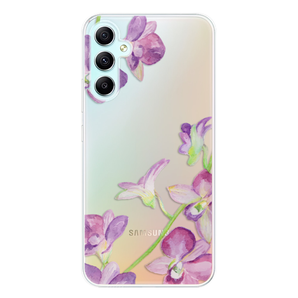 Odolné silikónové puzdro iSaprio - Purple Orchid - Samsung Galaxy A34 5G