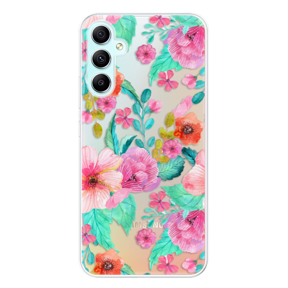 Odolné silikónové puzdro iSaprio - Flower Pattern 01 - Samsung Galaxy A34 5G