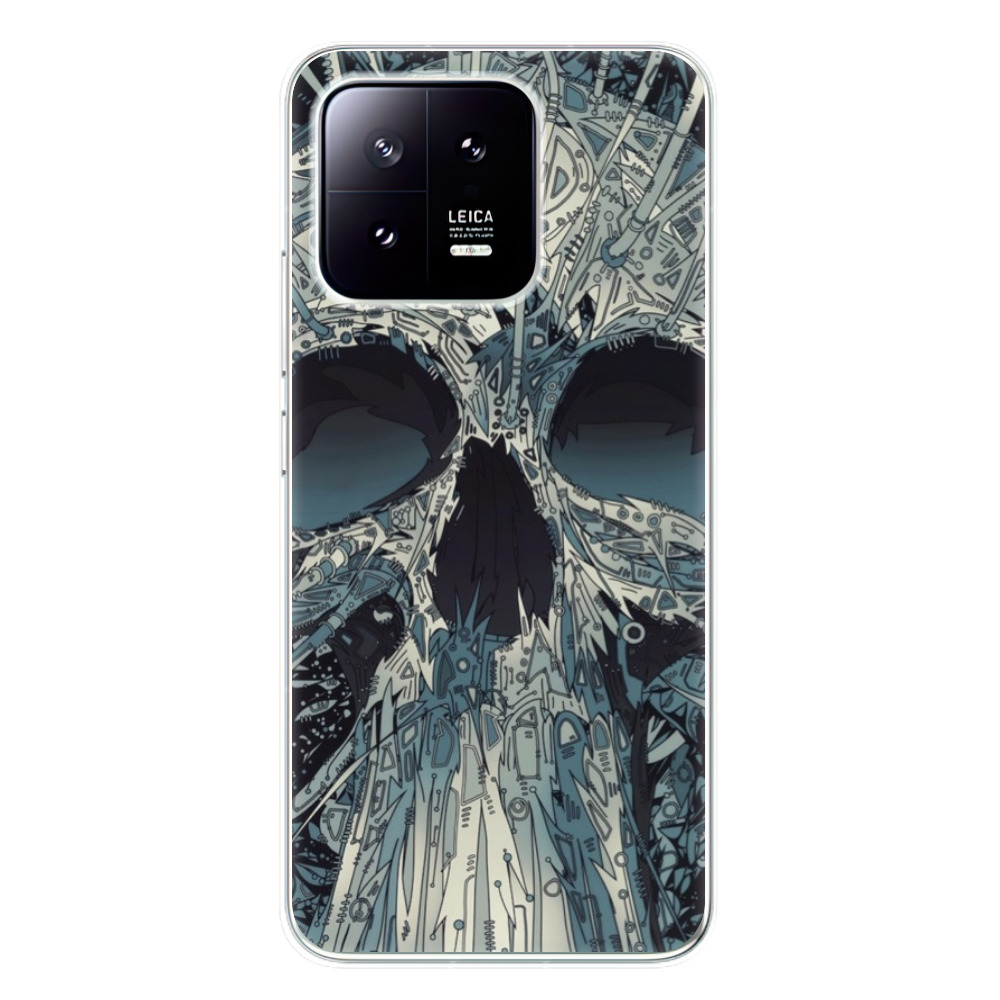 Odolné silikónové puzdro iSaprio - Abstract Skull - Xiaomi 13