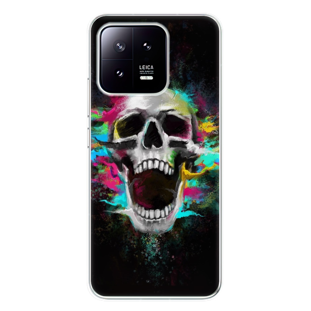 Odolné silikónové puzdro iSaprio - Skull in Colors - Xiaomi 13