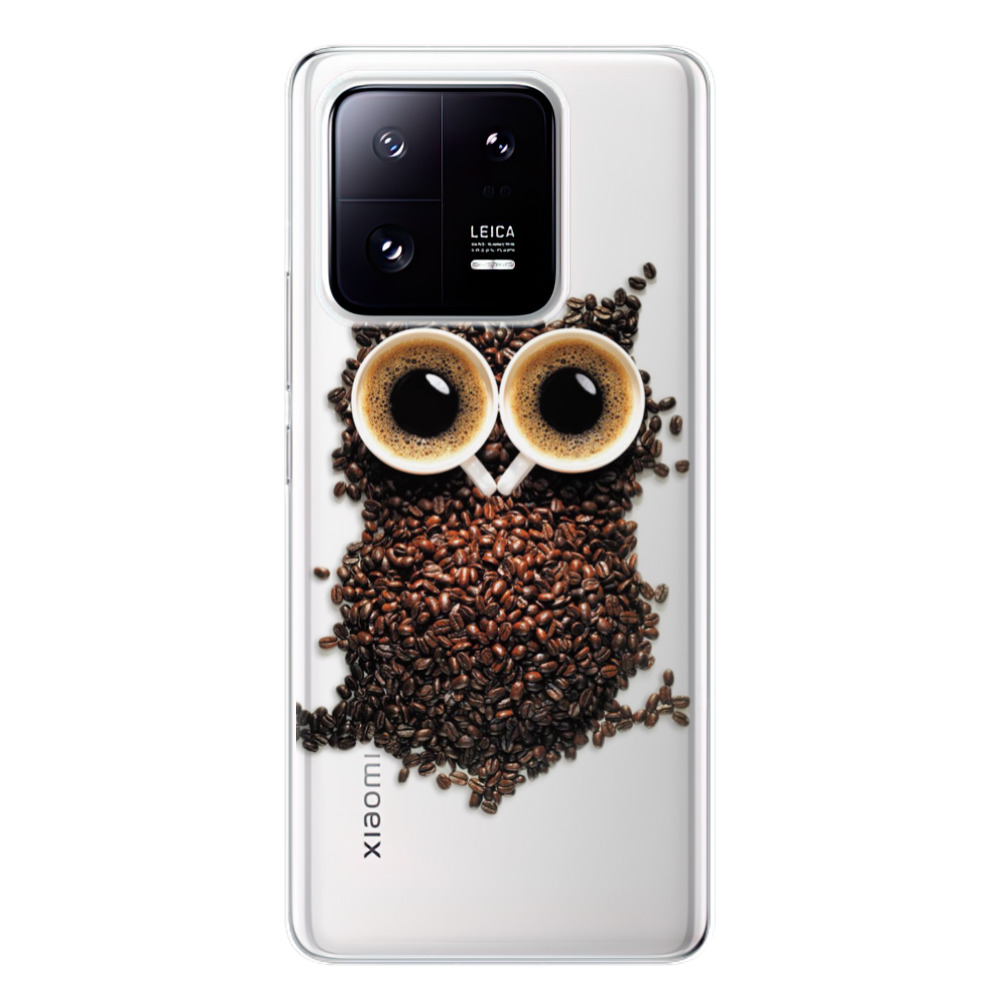 Odolné silikónové puzdro iSaprio - Owl And Coffee - Xiaomi 13 Pro